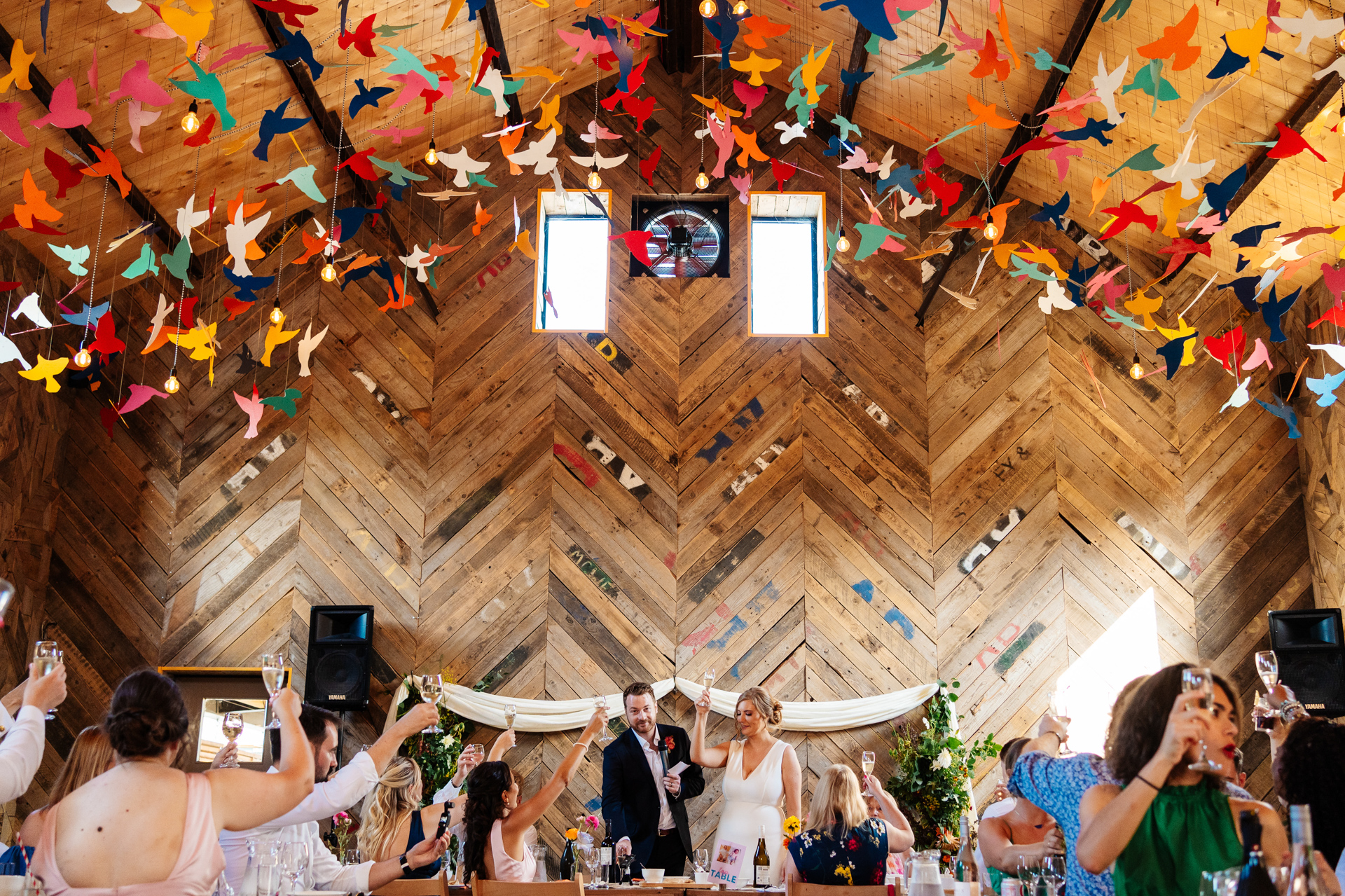 the canary shed wedding Essex