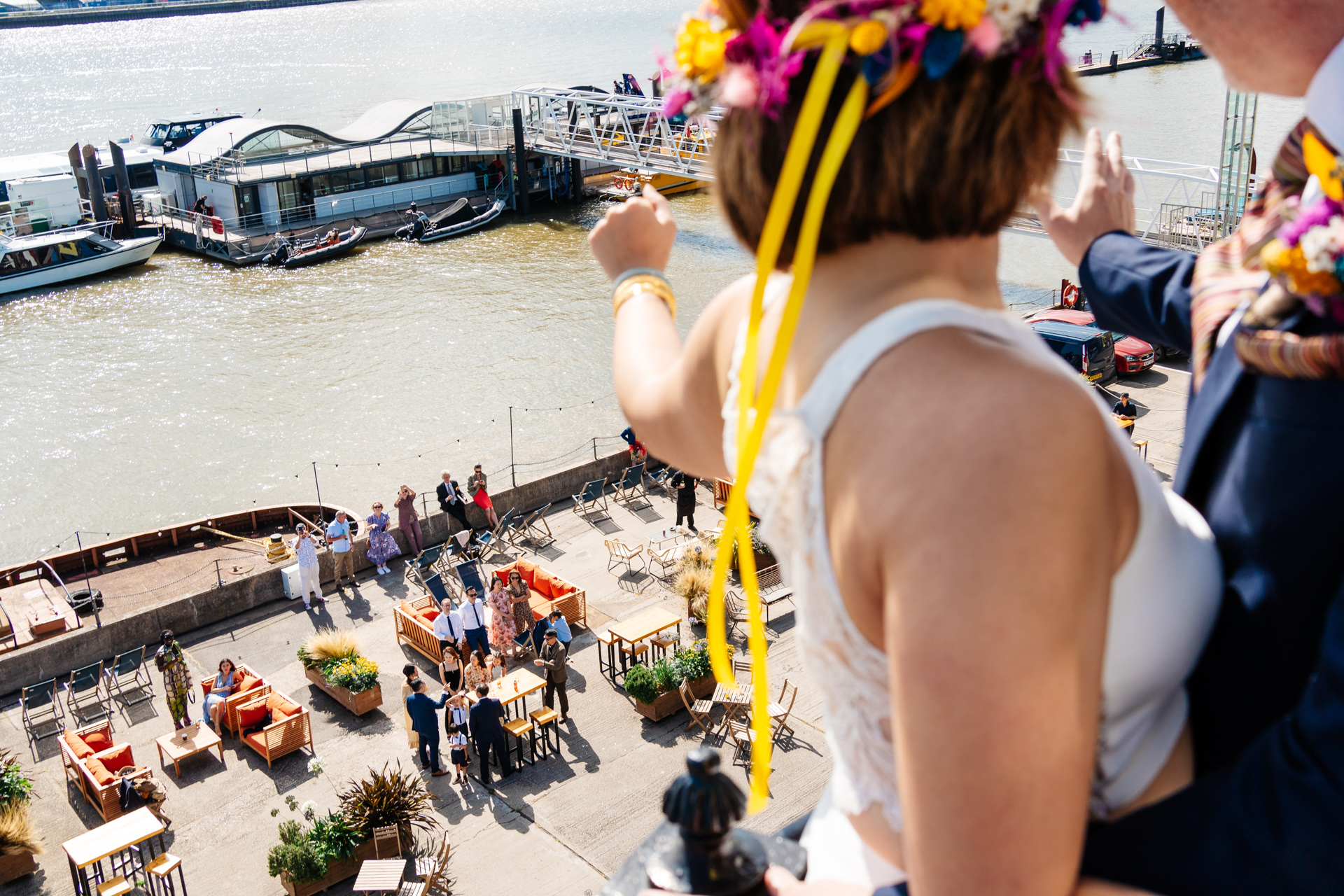 trinity buoy wharf couple photos